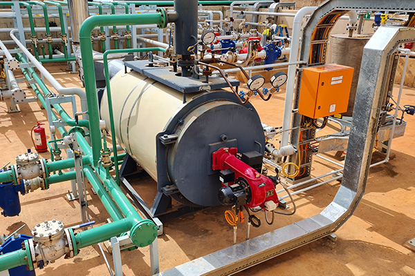 Hot Water Boiler for Heating Heavy Oil in Mali